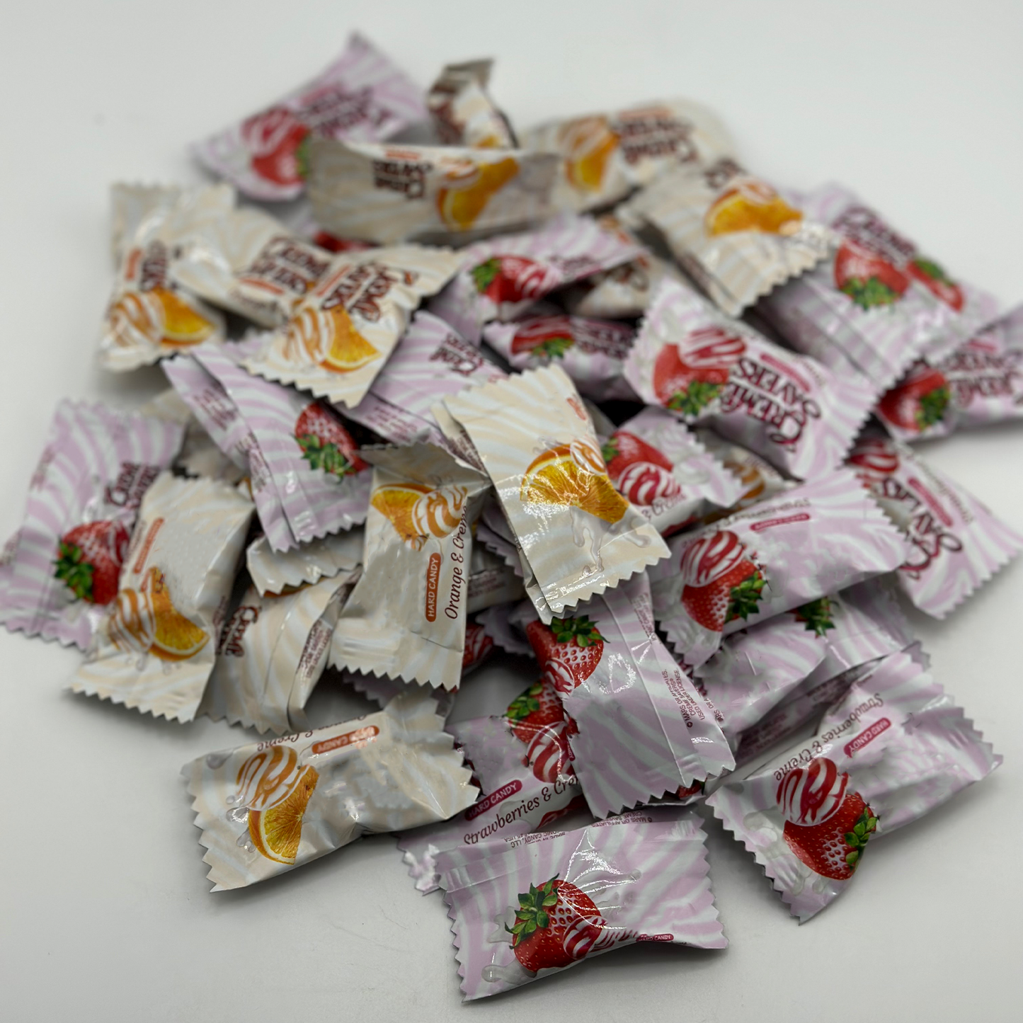 Creme Savers Mix Orange and Strawberries 2lb Bag