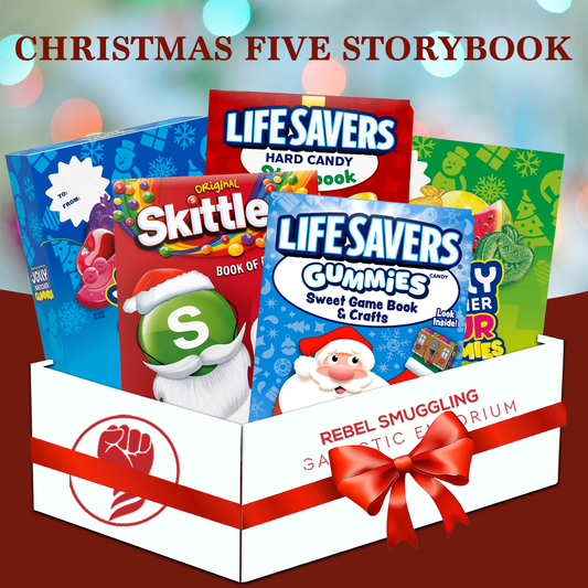 Christmas Candy Storybook Variety Pack - Jolly Rancher, Lifesavers & Skittles (5 Books)