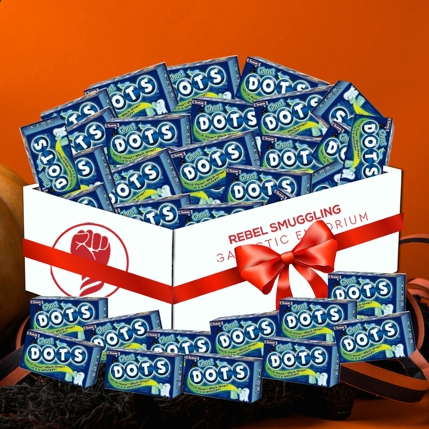 Halloween Dots Ghost Candy 30 Pack of Mini Boxes by Rebel Smuggling Galactic Emporium