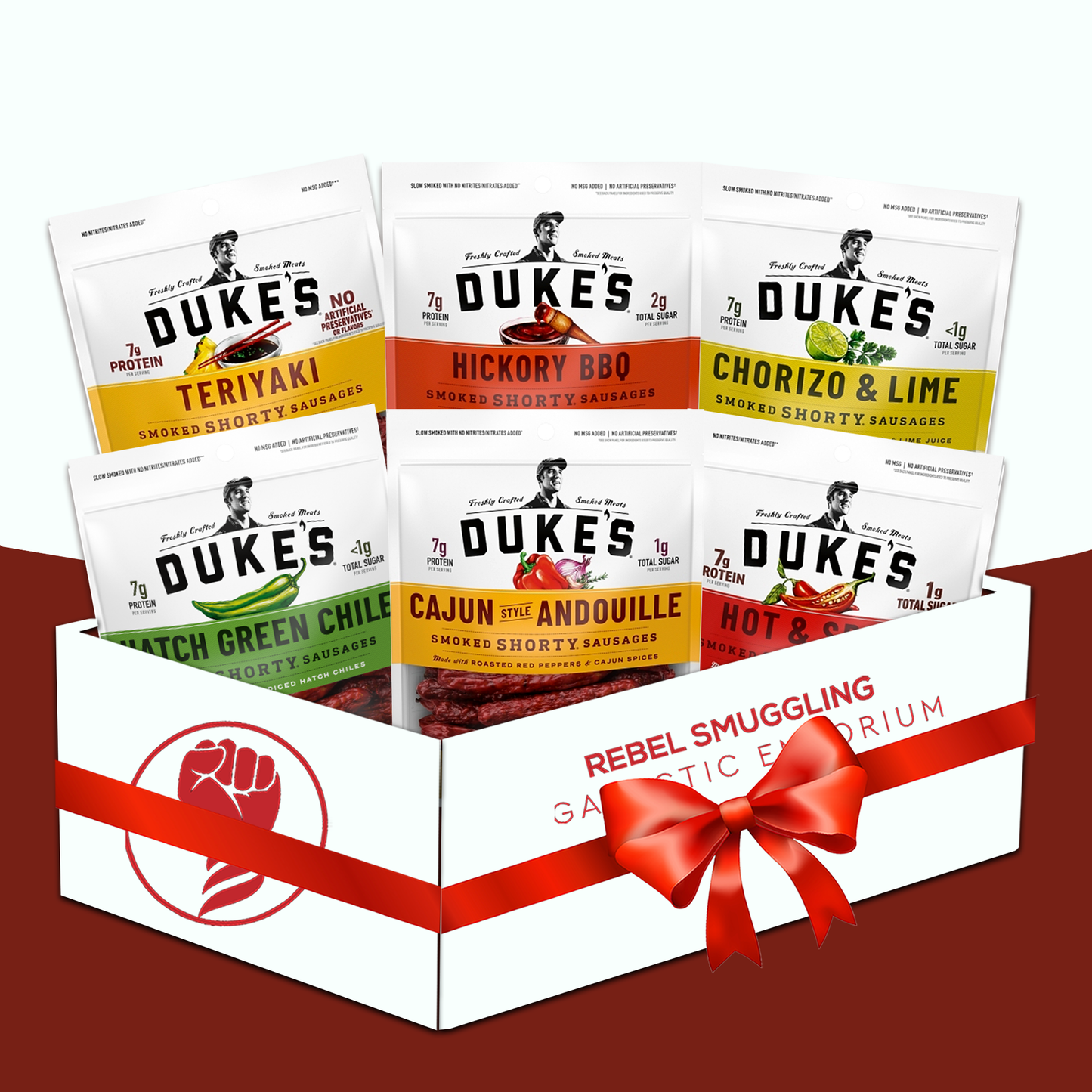 Sausage Sticks Variety 6 Pack Gift Basket Care Package by Rebel Smuggling Galactic Emporium