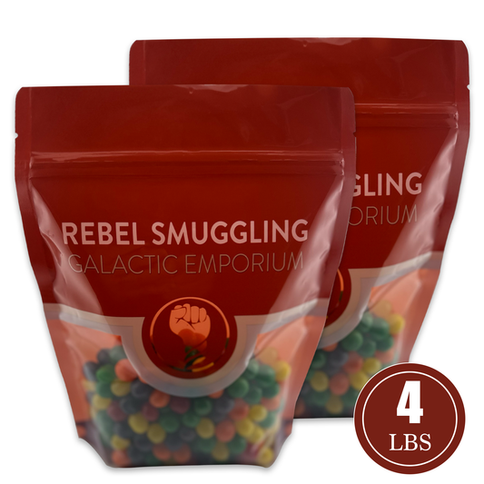 Fruit Sours Chewy Candy Bulk 4LB Bag by Rebel Smuggling Galactic Emporium