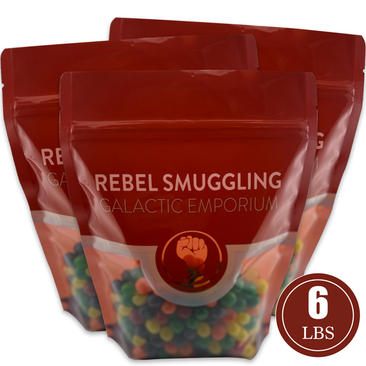 Fruit Sours Chewy Candy Bulk 6LB Bag by Rebel Smuggling Galactic Emporium