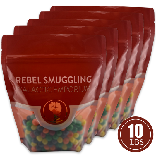 Fruit Sours Chewy Candy Bulk 10LB Bag by Rebel Smuggling Galactic Emporium
