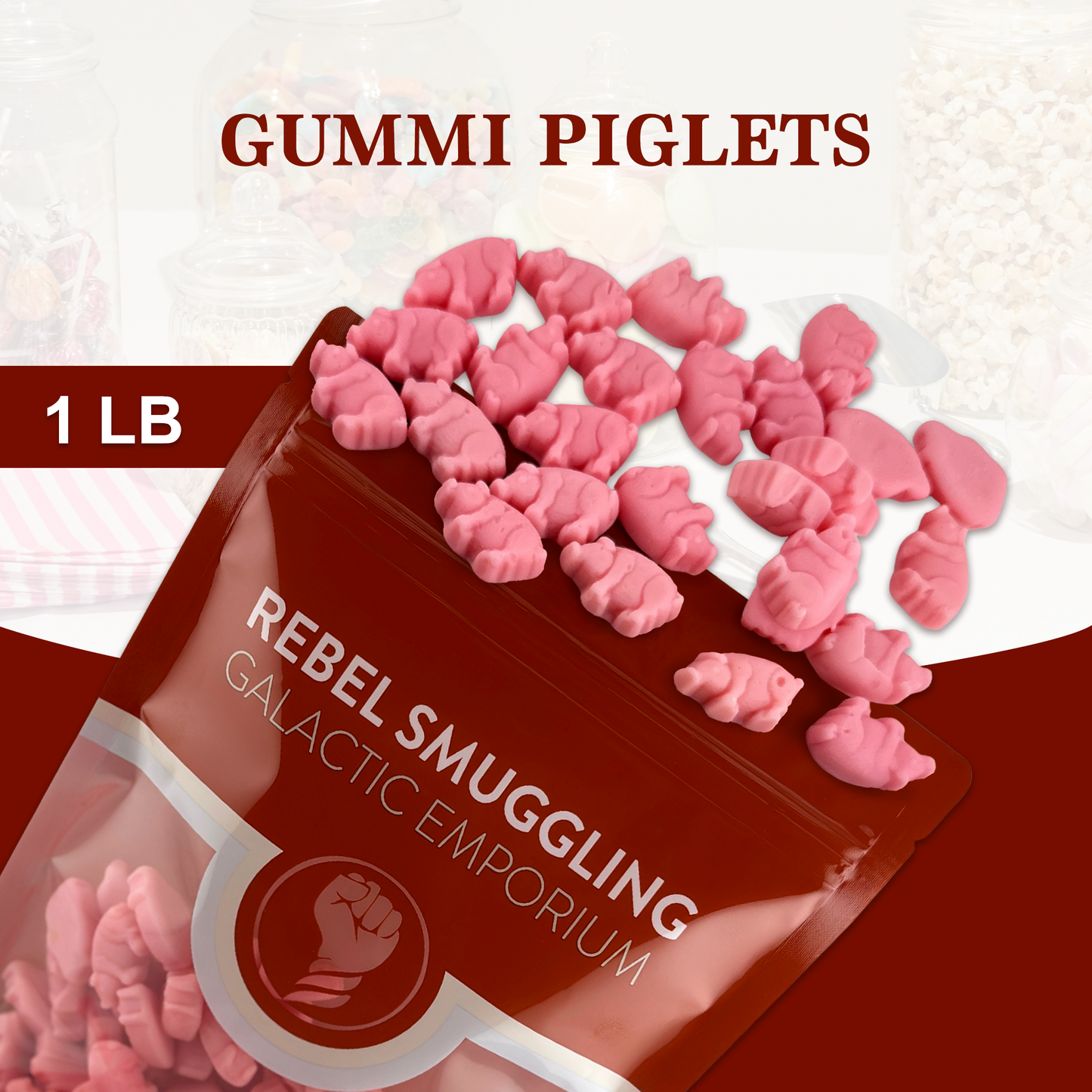 Gummi Piglets Bulk 1lb Bag by Rebel Smuggling Galactic Emporium