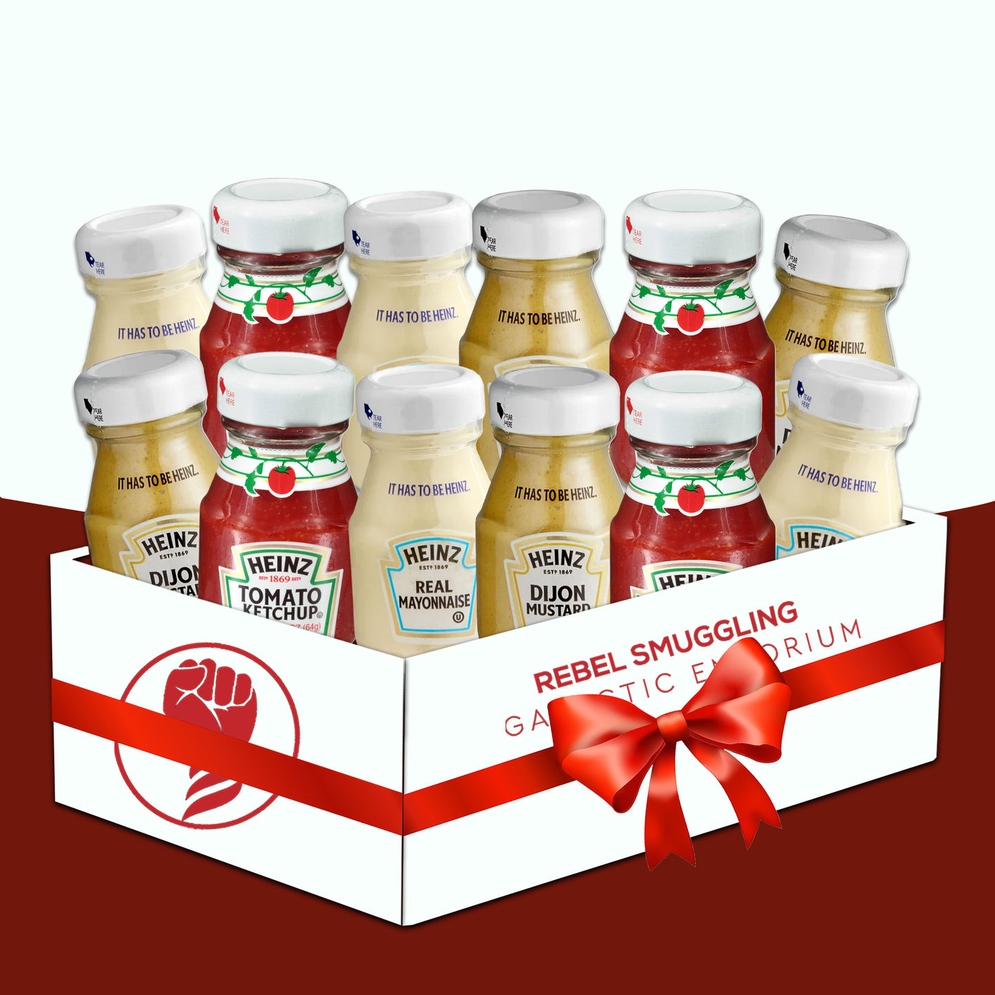 Heinz Mini Bottle Variety Pack- 4 Each- Ketchup, Mustard, Mayo