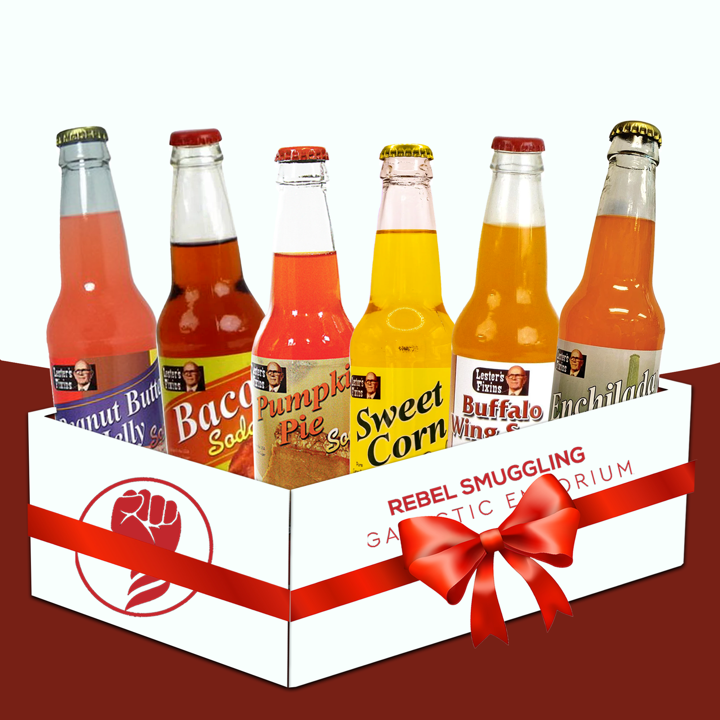 Weird Soda Variety 6 Pack Care Package Gift Basket by Rebel Smuggling Galactic Emporium