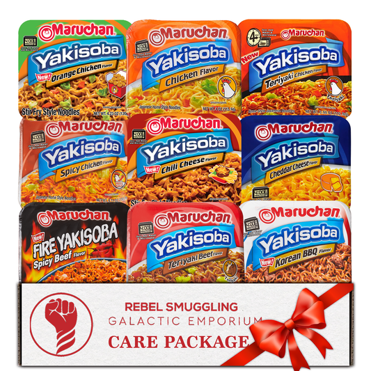 Yakisoba Noodles Variety 9 Pack Gift Basket Care Package by Rebel Smuggling Galactic Emporium