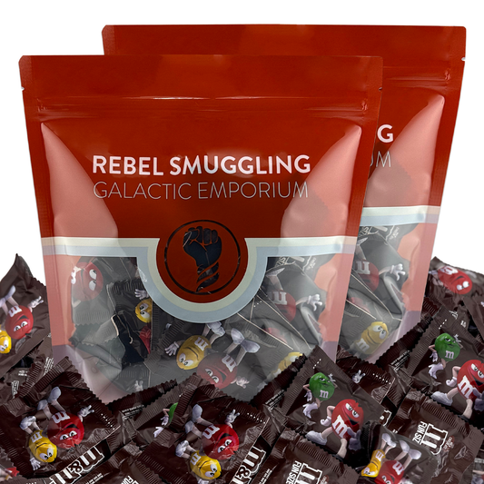 M&M's Fun Size Milk Chocolate Candy Pieces Bulk 2 x 2lb Bags of Individual Packs by Rebel Smuggling Galactic Emporium (4lbs Total)