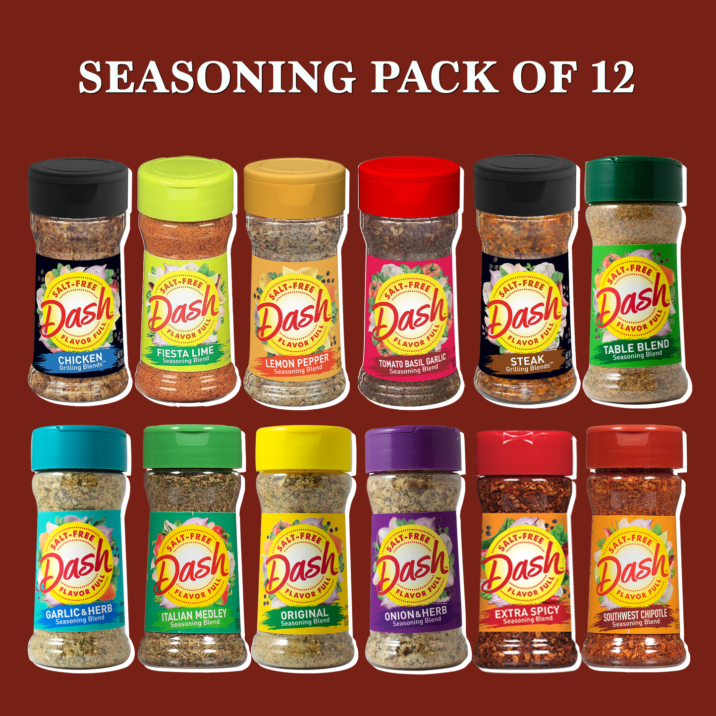 Mrs Dash Seasoning Variety 12 Pack
