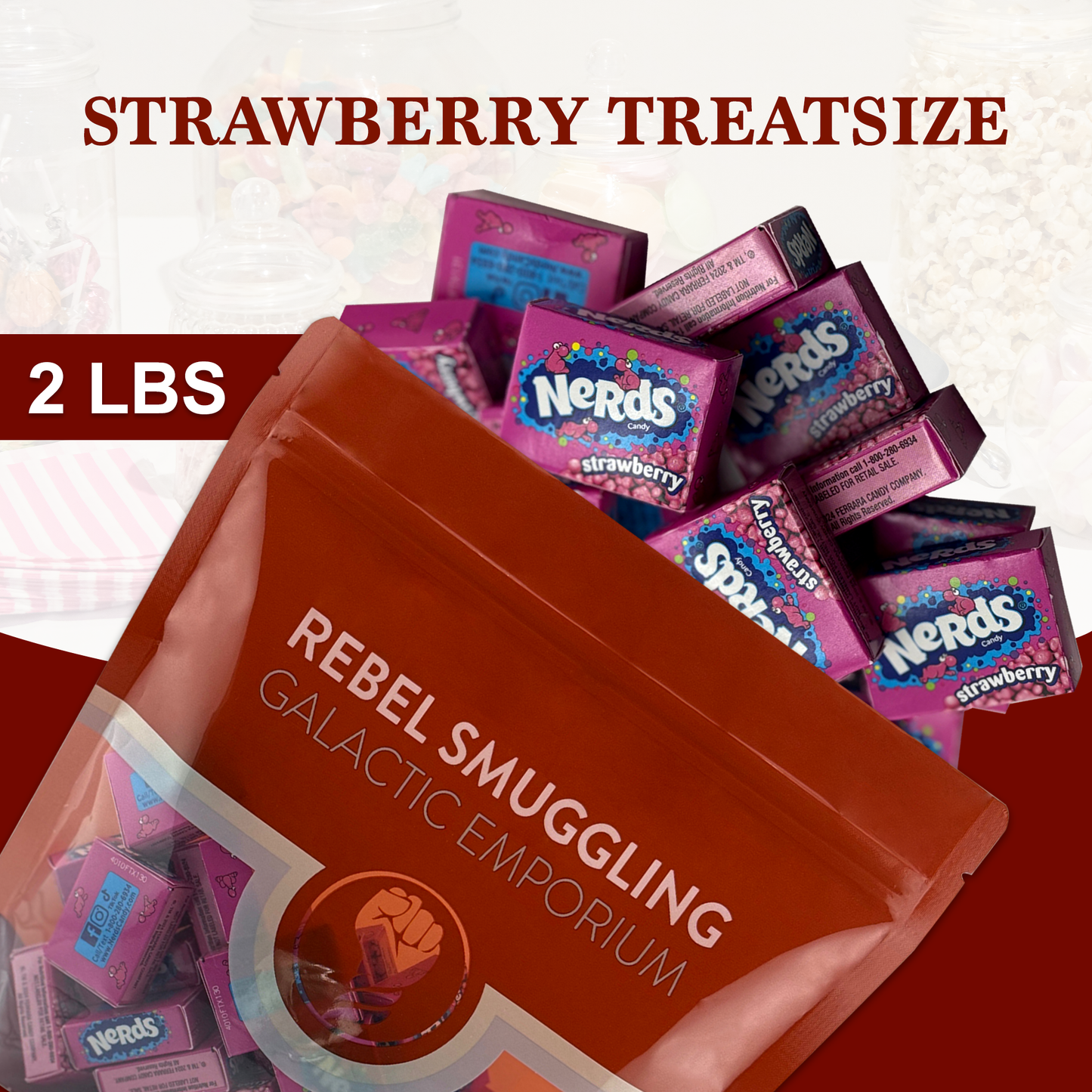 Nerds Strawberry Treatsize 2lb