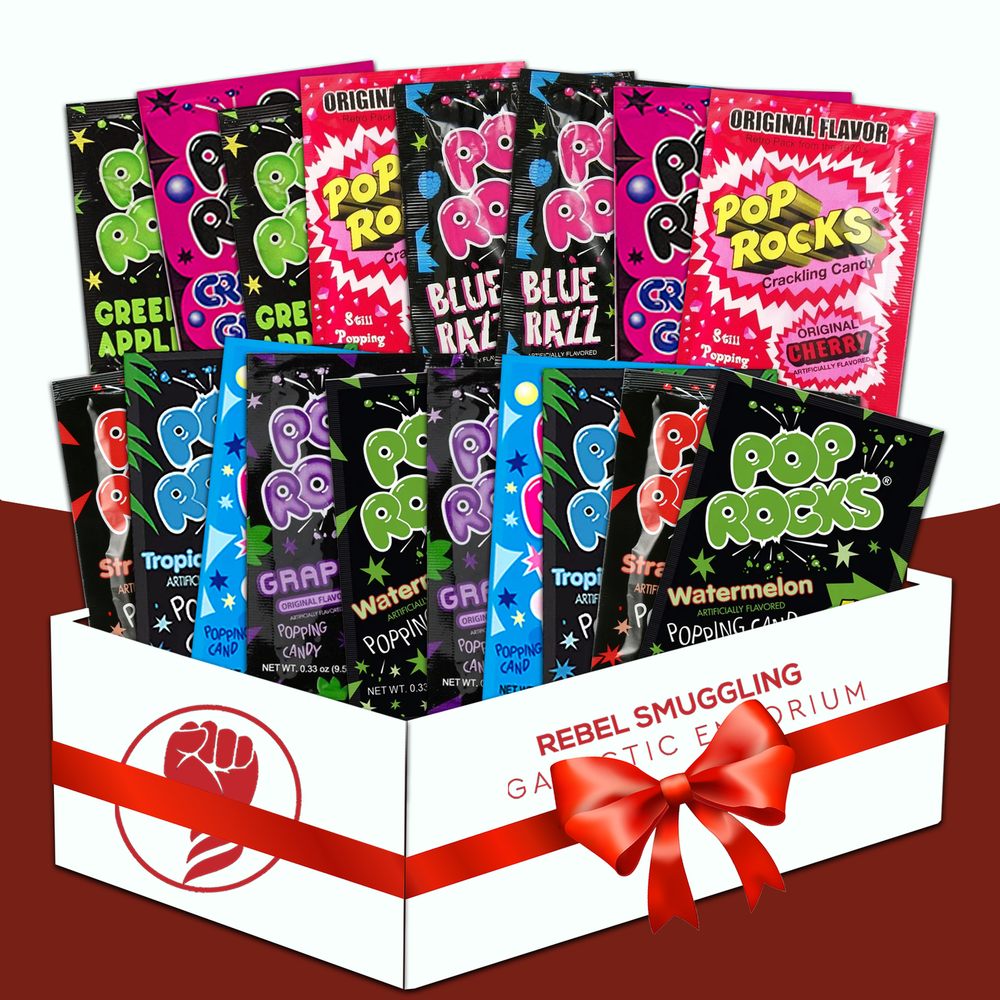 Pop-Rocks Variety 18 Pack- 9 Flavors, 2 of Each Flavor