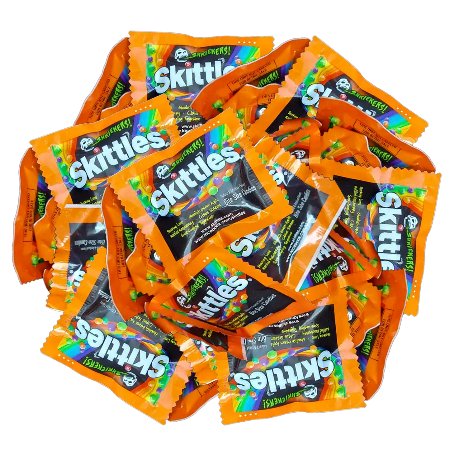 Skittles Sour Funsize Halloween Shriekers 6lb Bag