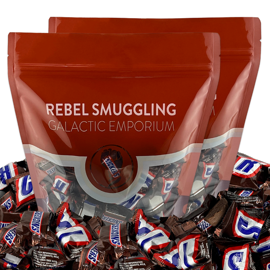 Snicker's Mini Chocolate Caramel Candy Bars Bulk 2 x 2LB Bags by Rebel Smuggling Galactic Emporium (4lbs Total)