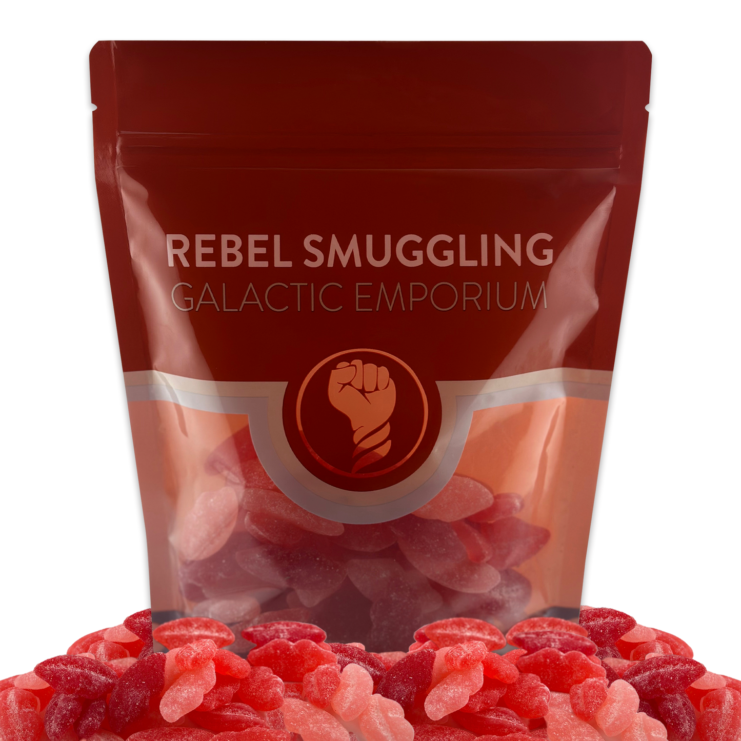 Sour Pucker Lips Candy 1lbs