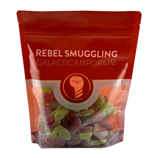 Sour Twin Cherry Gummies Bulk 1lb Bag by Rebel Smuggling Galactic Emporium