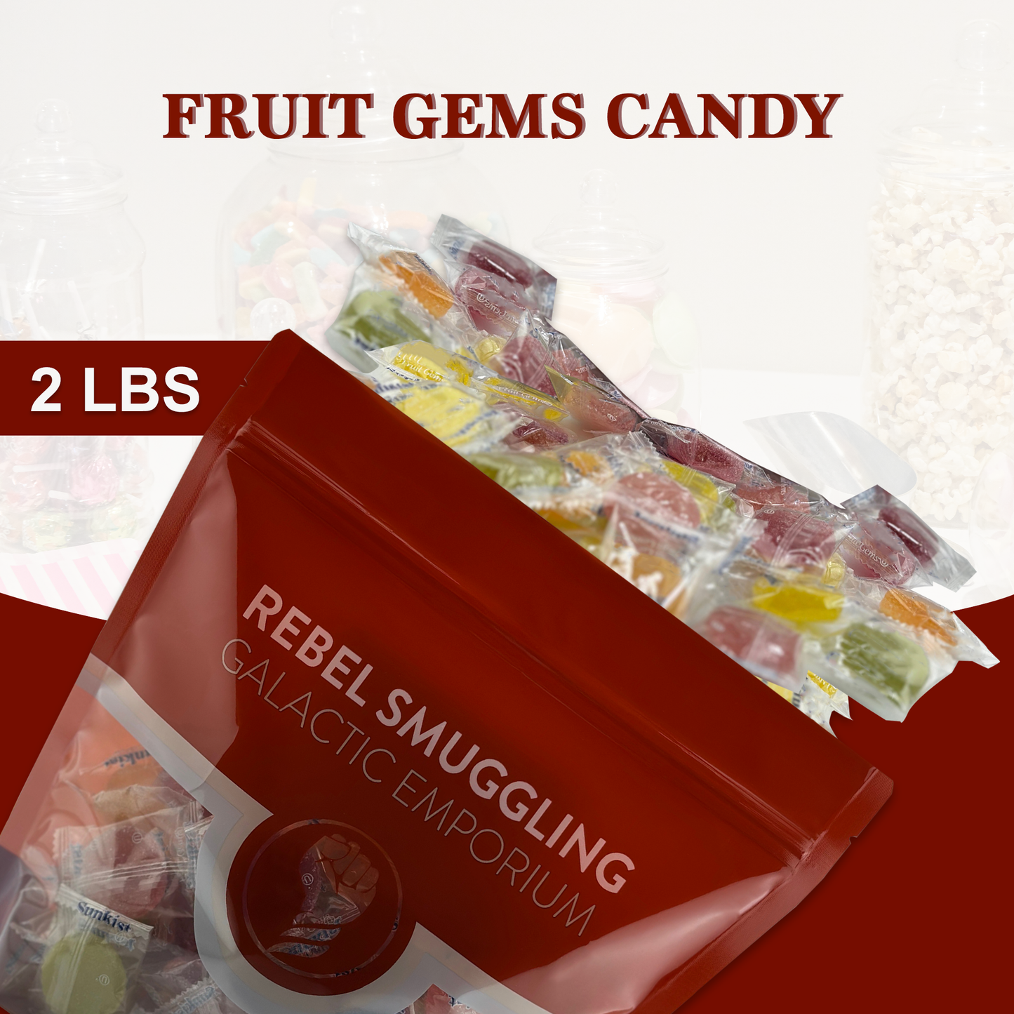 Sunkist Fruit Gems 2lb Bag