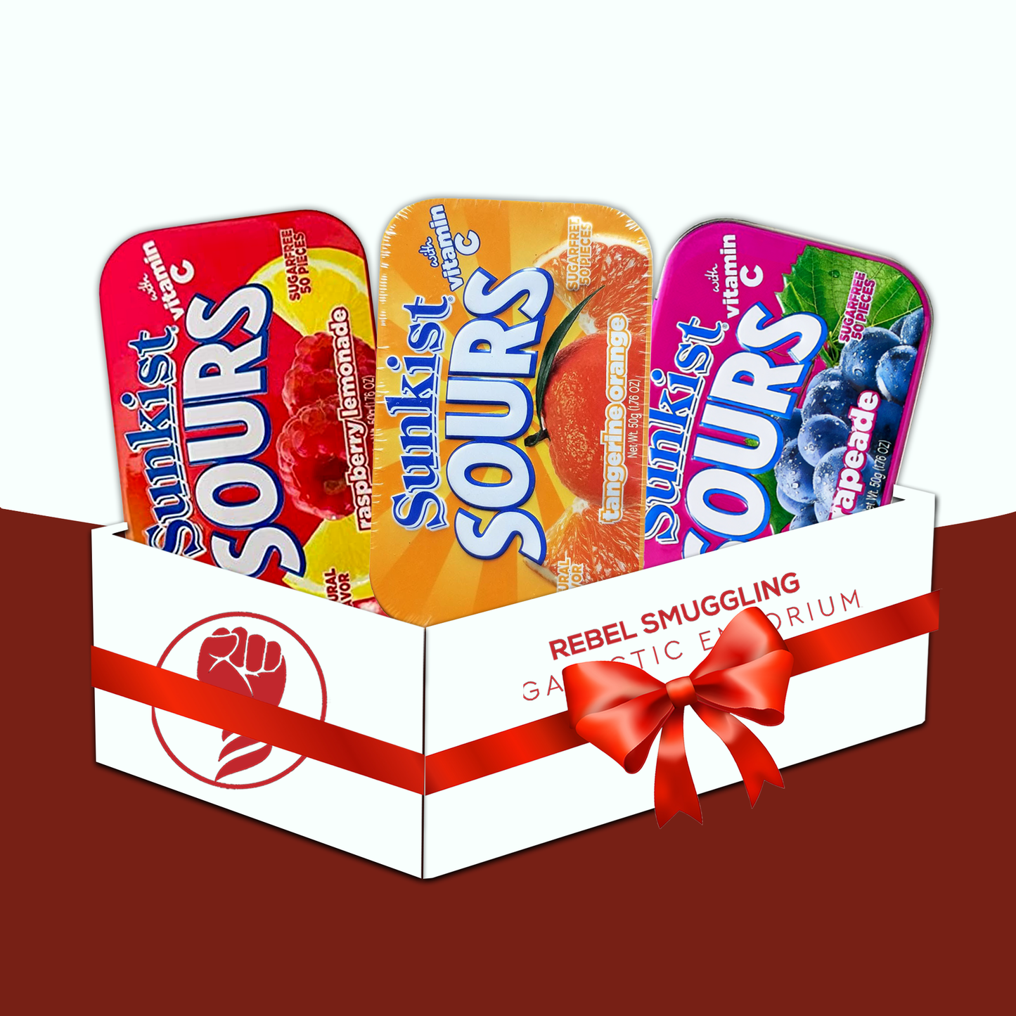 Sunkist Sours Variety Pack of 3 Flavors