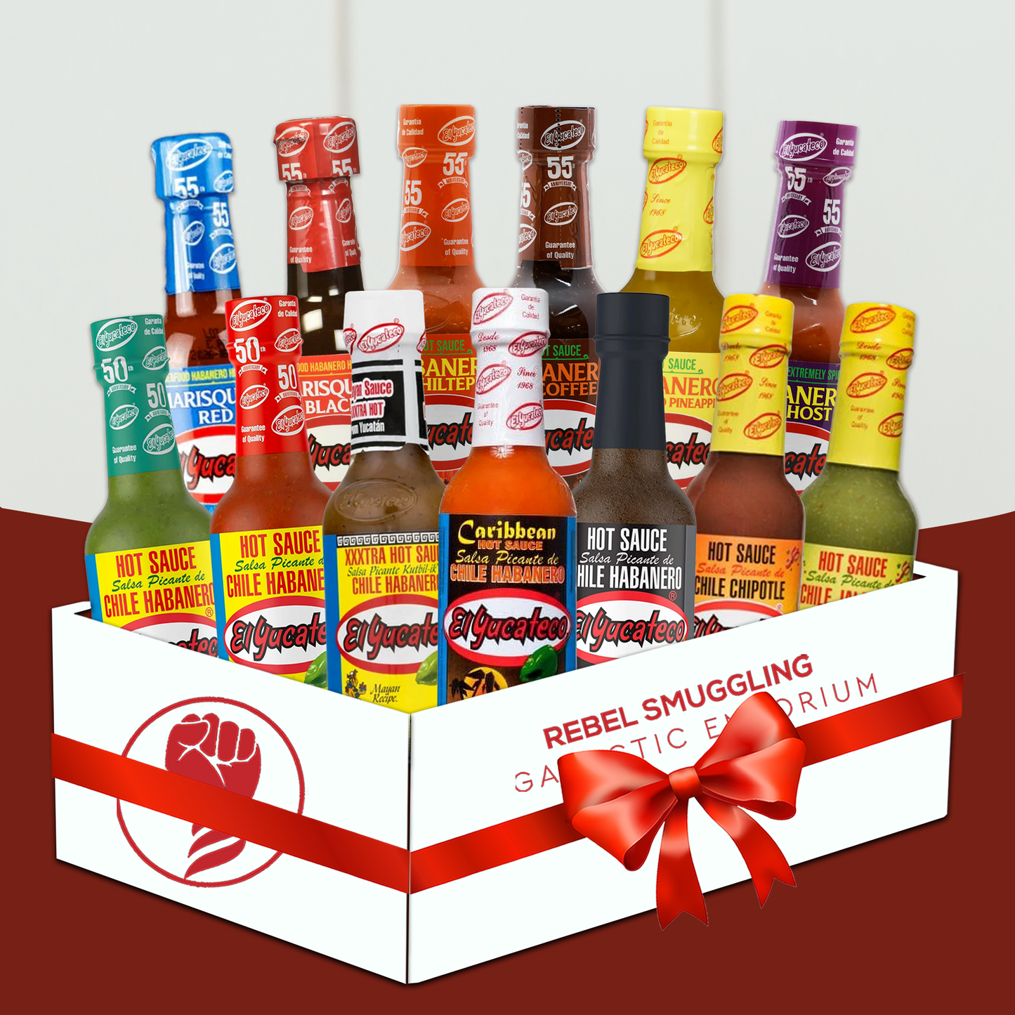 Hot Sauce Variety 13 Pack Gift Basket Care Package by Rebel Smuggling Galactic Emporium