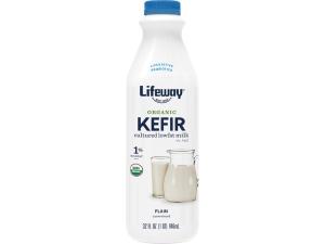 Lifeway Lowfat Plain Organic Kefir 32fl oz (PACK OF 6)