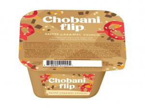 Chobani Greek Yogurt Salted Caramel Crunch Flip 5.3oz (12 Pack)