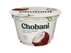 Chobani Greek Yogurt lowfat Coconut Blended 5.3oz (PACK OF 12)