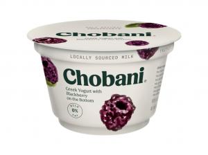 Chobani Greek Yogurt Non Fat Blackberry 5.3oz (PACK OF 12)