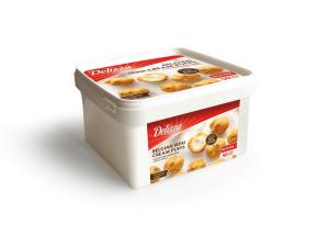 Delizza 50 Count Mini Vanilla Cream Puffs 22oz (PACK OF 6)