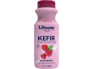Lifeway Low Fat Raspberry Kefir 8fl oz (PACK OF 6)