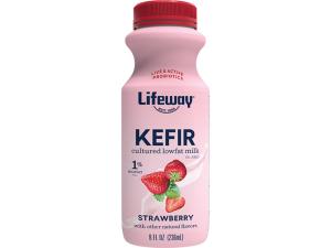 Lifeway Low Fat Strawberry Kefir 8fl oz (PACK OF 6)