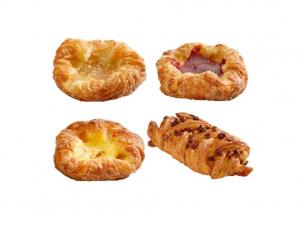 Gourmand Pastries Assorted Large Danish Pastry 3.53oz (PACK OF 48)