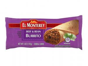 Ruiz El Monterey Beef & Bean Burrito, Bulk Size Case (5 Oz, 24 Per Case)