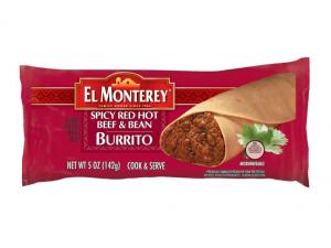 Ruiz El Monterey Spicy Red Hot Beef & Bean Burrito, Bulk Case (5 Oz, Pack Of 24)