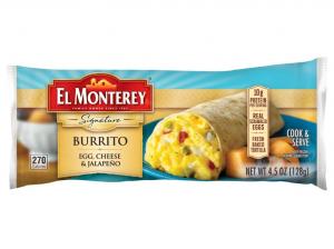 El Monterey Egg and Cheese Burrito 4.5oz (PACK OF 24)