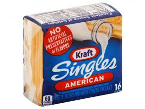 Kraft Cheese American Singles Individually Wrapped 12oz (PACK OF 12)