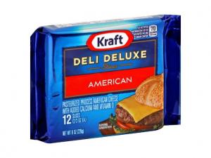 Kraft Deli Deluxe American Sliced Cheese 8oz (PACK OF 12)