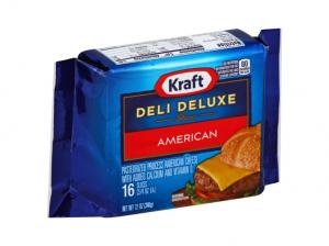 Kraft Deli Deluxe American Sliced Cheese 12oz (PACK OF 12)