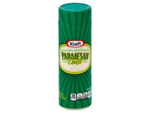 Kraft Grated Parmesan Cheese 3oz (PACK OF 24)