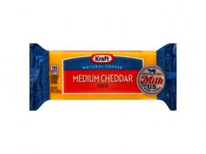 Kraft Medium Cheddar Chunk Cheese 8oz (PACK OF 12)