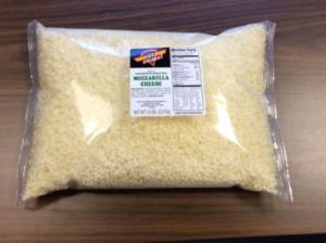 Sub Express Cheese Pizza Primo Whole Milk Mozzarella Diced 5lbs (PACK OF 4)