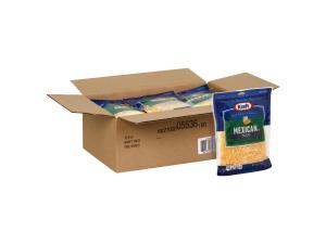 Kraft Natural Shredded Mexican Style Taco Cheese 8oz (PACK OF 12)