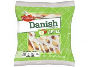 Cloverhill Apple Round Danish Single-Serve Freeze 4oz (CASE OF 6 OF 6 PACK)