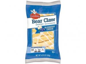 Cloverhill Blueberry Cheese Claw Single-Serve Freeze 4.2oz (CASE OF 6 OF 6 PACK)