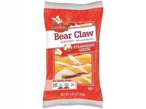 Cloverhill Strawberry Cheese Claw Single-Serve Frze 4.25oz (CASE OF 6 OF 6 PACK)