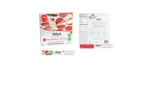 Daiya Meatless Pepperoni Pizza Dairy Gluten Free Plant Based 19.1oz (PACK OF 8)
