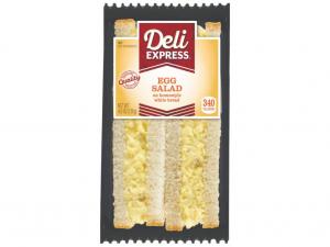Deli Express Egg Salad Wedge Sandwich 4.8oz (PACK OF 10)