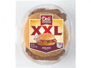 Deli Express Xx Large Barbecue Rib Sandwich, Ready To Eat (3.8 OZ, 6 Per Case)