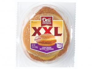 Deli Express Xxl Chicken W/ Cheese Sandwich (9.5 Oz, Pack Of 6)