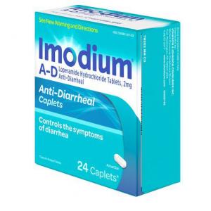 J & J Imodium A-D Anti-Diarrheal Caplets 24Count (CASE OF 4 OF 6 PACK)