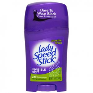 12 PACKS : Lady Speed Stick Invisible Dry, Powder Fresh Antipers