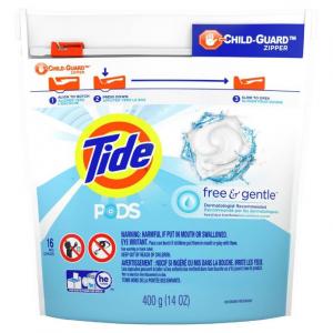 Procter & Gamble 89885 Pods HE Laundry Detergent, Free & Gentle,
